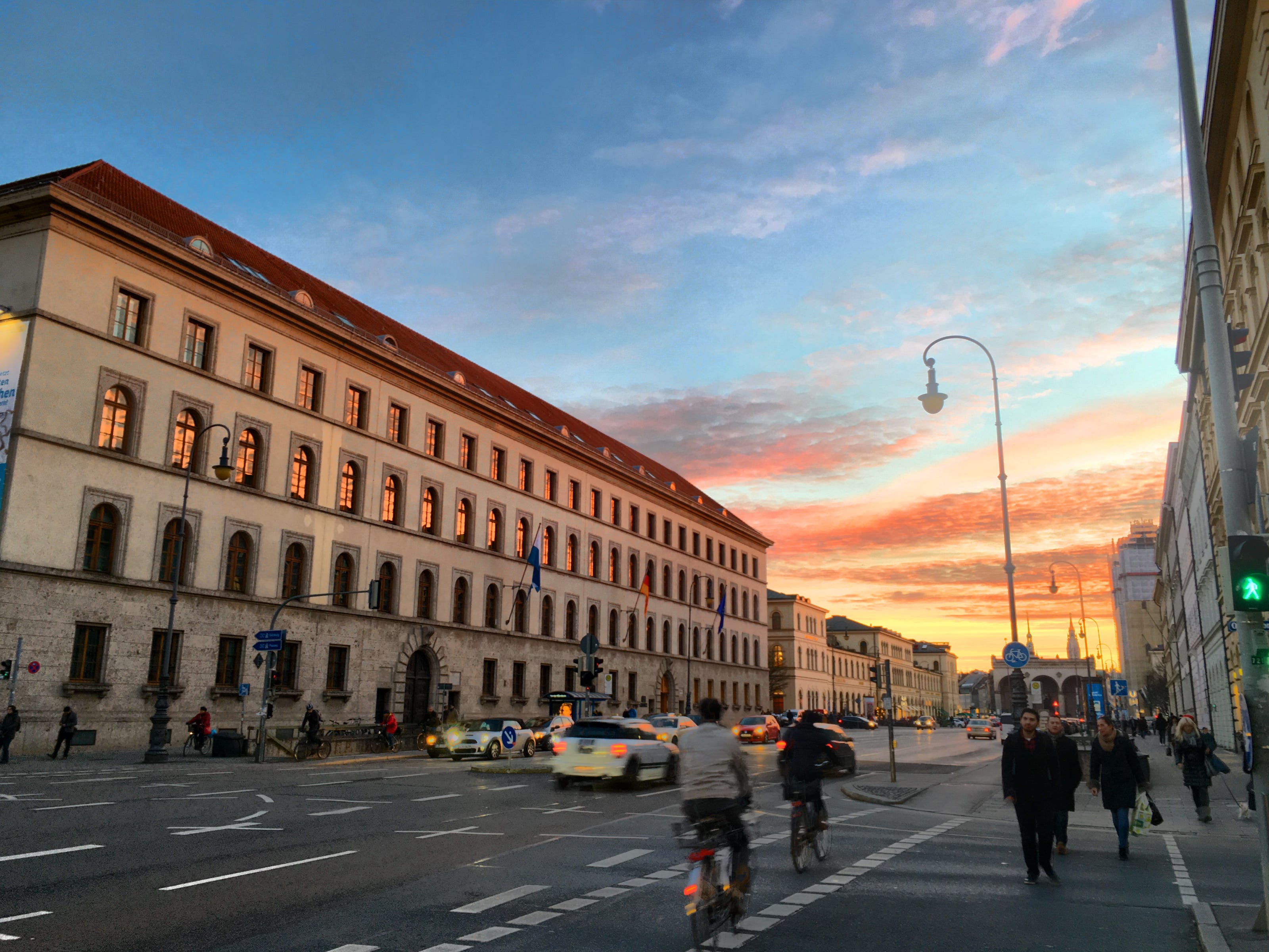 Anwesen Franz Höllriegels in der Ludwigstraße in München